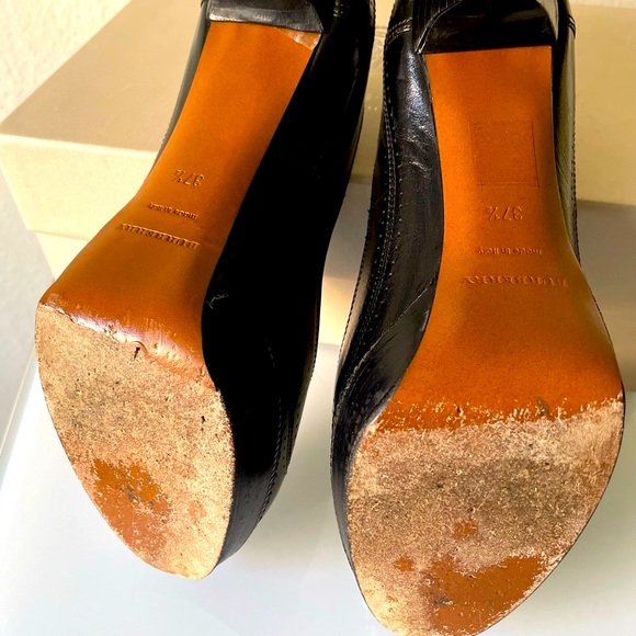 BURBERRY “Bridle” Black Arlington Platform Pumps - Picture 12 of 15